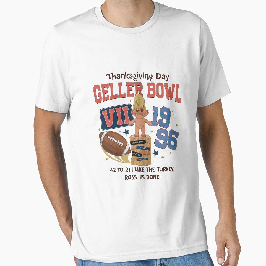 Thanksgiving Day Geller Bowl Cup T-Shirt - Unique Graphic Unisex - T-Shirt, Sweatshirt, Hoodie