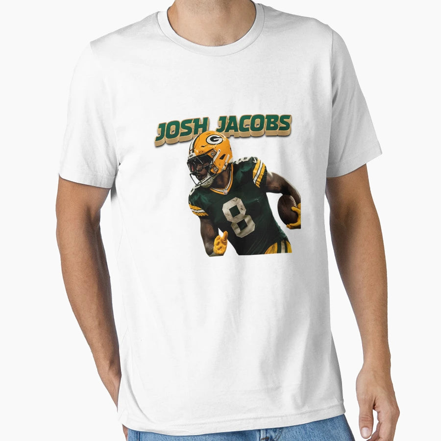 Josh Jacobs Tribute T-Shirt - Aesthetic Graphic for Adults - T-Shirt, Sweatshirt, Hoodie