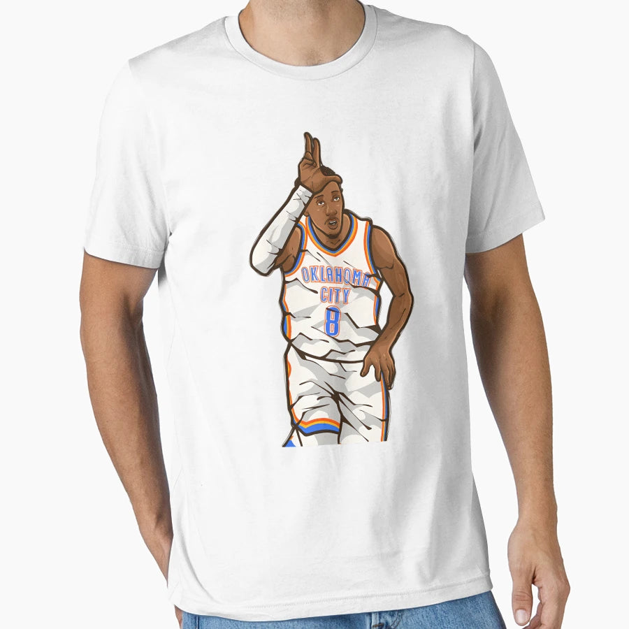 Jalen Williams Celebration Cartoon T-Shirt - Graphic Print Unisex - T-Shirt, Sweatshirt, Hoodie
