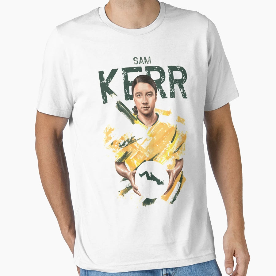 Sam Kerr Backflip Super Boom T-Shirt - Novelty Apparel Men Women - T-Shirt, Sweatshirt, Hoodie
