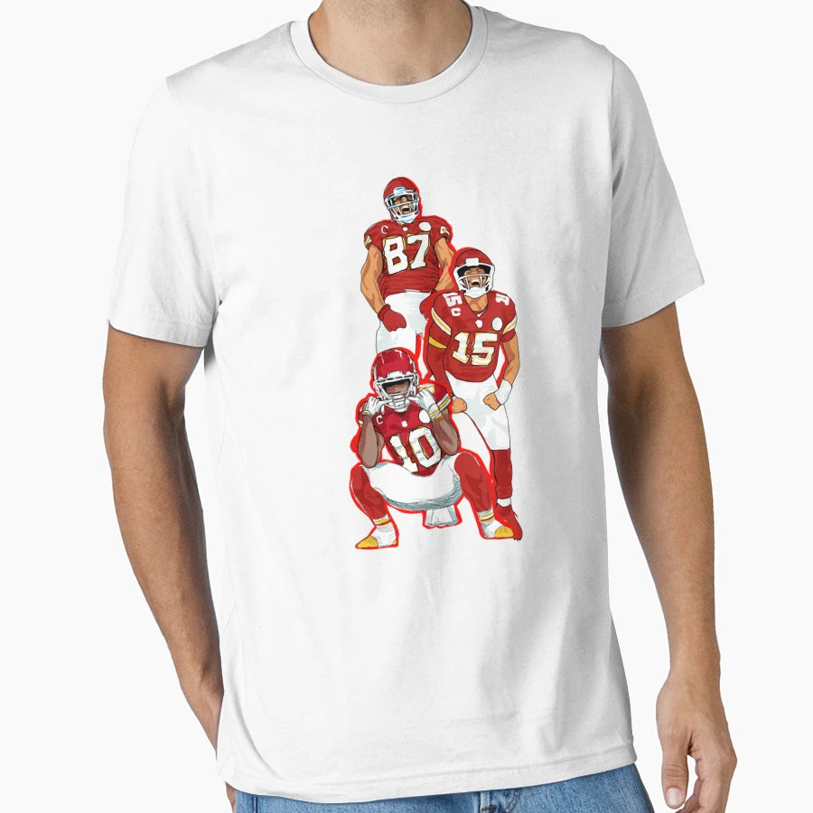 Chiefs T-Shirt - Custom Art Print Men Women - T-Shirt, Sweatshirt, Hoodie