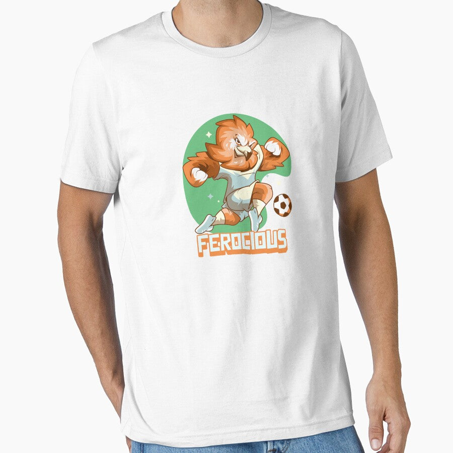 Ferocious soccer player by RokuCreations - Adult & Kids T-Shirts, Sweatshirts & Hoodies apparel design preview 1