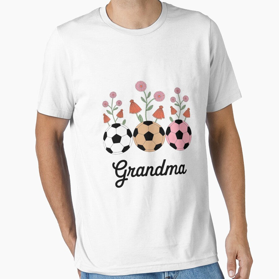 Soccer Grandma Wildflower Floral Spring For Women by - Adult & Kids T-Shirts, Sweatshirts & Hoodies apparel design preview 1