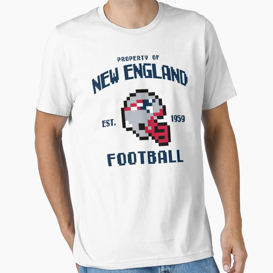 Property New England Patriots Football T-Shirt - Trendy Graphic for Adults - T-Shirt, Sweatshirt, Hoodie