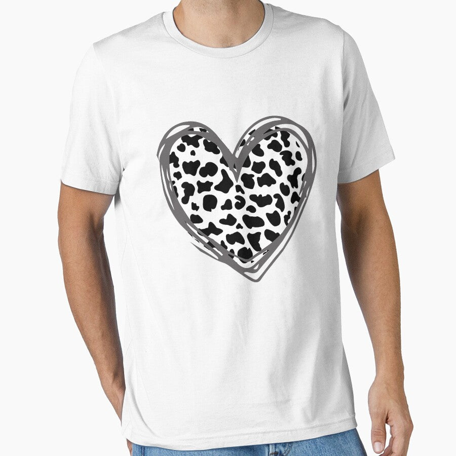 Heart Cow Lover by douglasgary019 - Adult & Kids T-Shirts, Sweatshirts & Hoodies apparel design preview 1