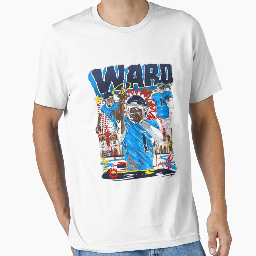 Cam Ward Tennessee Collage T-Shirt - Graphic Print Men Women - T-Shirt, Sweatshirt, Hoodie