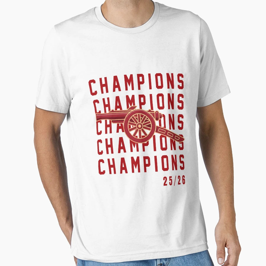Arsenal Champions League Final 2026 T-Shirt - Custom Art Print Unisex - T-Shirt, Sweatshirt, Hoodie