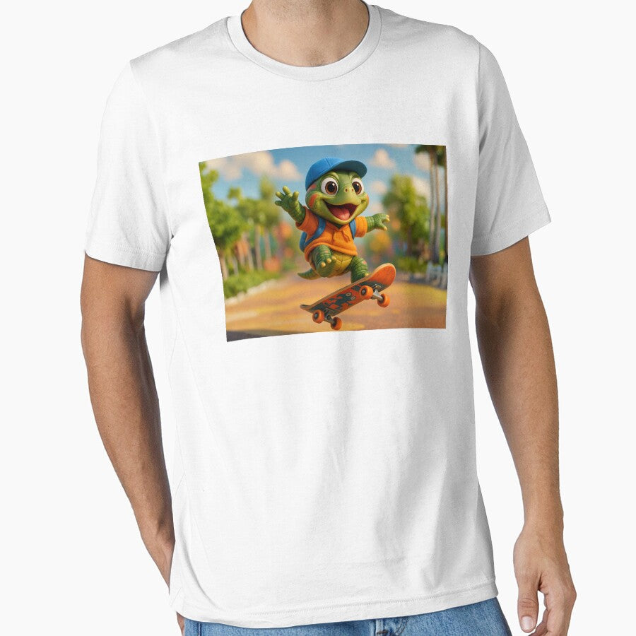 Red-Eared Slider Turtle by Sillytoe - Adult & Kids T-Shirts, Sweatshirts & Hoodies apparel design preview 1