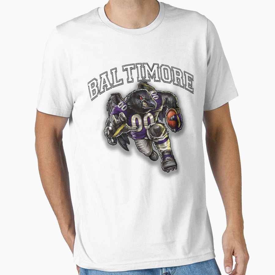 Baltimore Football T-Shirt - Graphic Print Men Women - T-Shirt, Sweatshirt, Hoodie