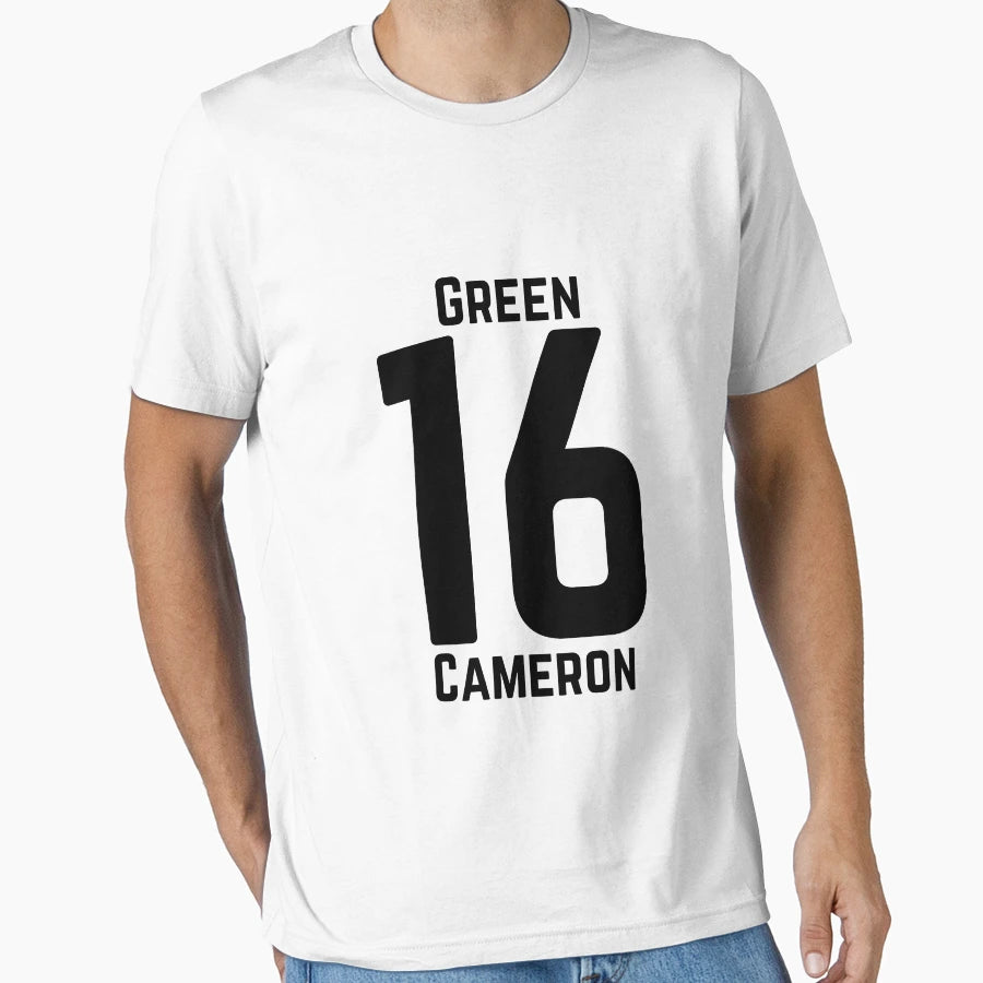 Cameron Green 16 Australian Cricket T-Shirt - Custom Art Print for Adults - T-Shirt, Sweatshirt, Hoodie
