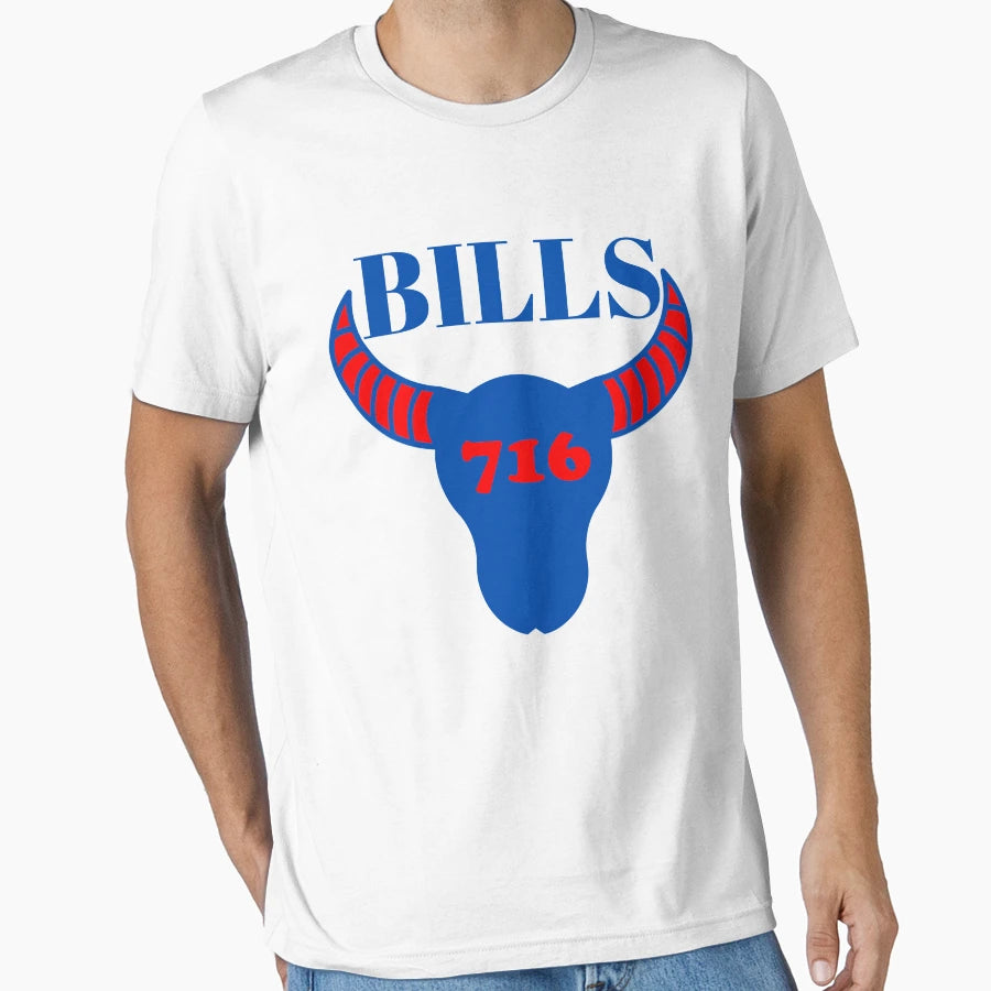 Buffalobills 716 T-Shirt - Fun Novelty Design for Adults - T-Shirt, Sweatshirt, Hoodie