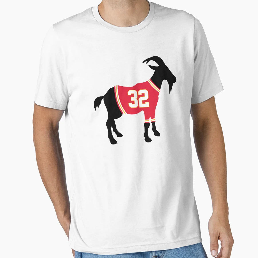 Tyrann Mathieu Goat T-Shirt - Minimalist Print for Adults - T-Shirt, Sweatshirt, Hoodie