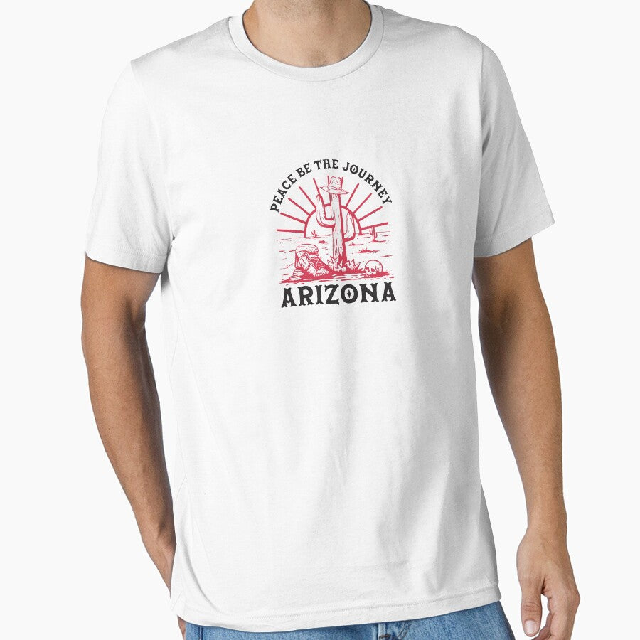 Peace be the journey of arizona by ogdsg - Adult & Kids T-Shirts, Sweatshirts & Hoodies apparel design preview 1