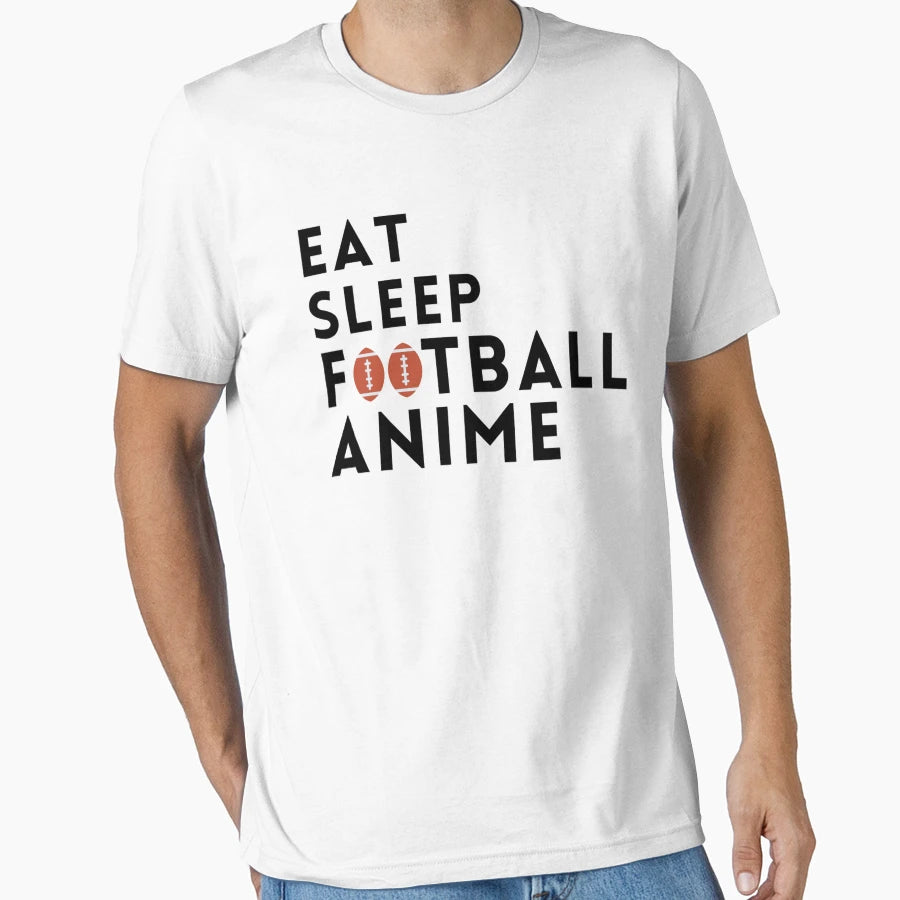 Eat Sleep Football Great Gift T-Shirt - Minimalist Print Men Women - T-Shirt, Sweatshirt, Hoodie