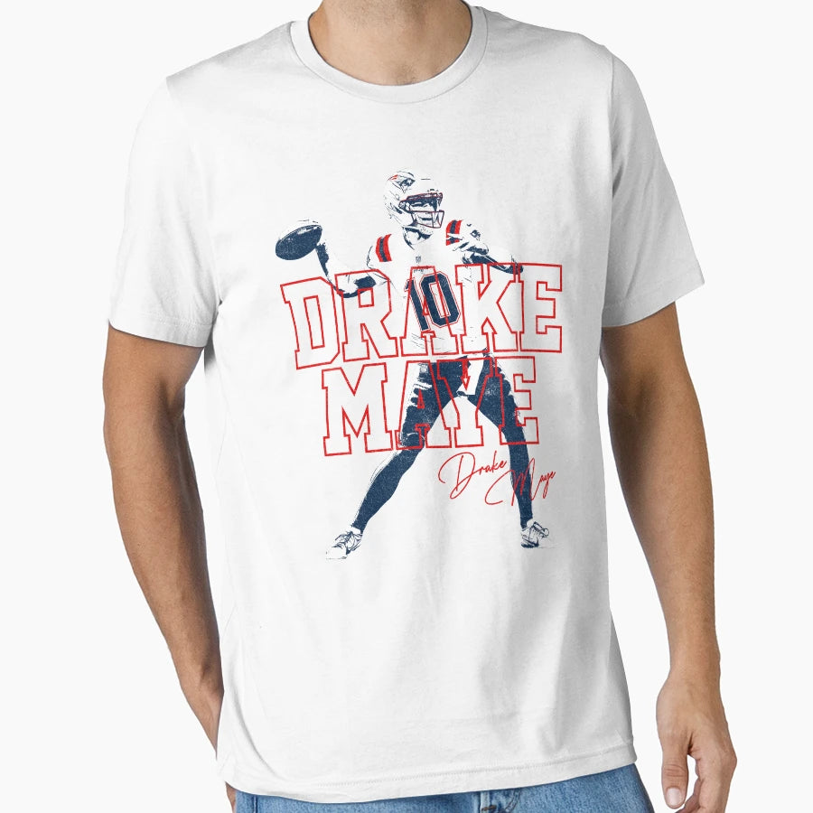 Drake Maye Variant T-Shirt - Custom Art Print Men Women - T-Shirt, Sweatshirt, Hoodie