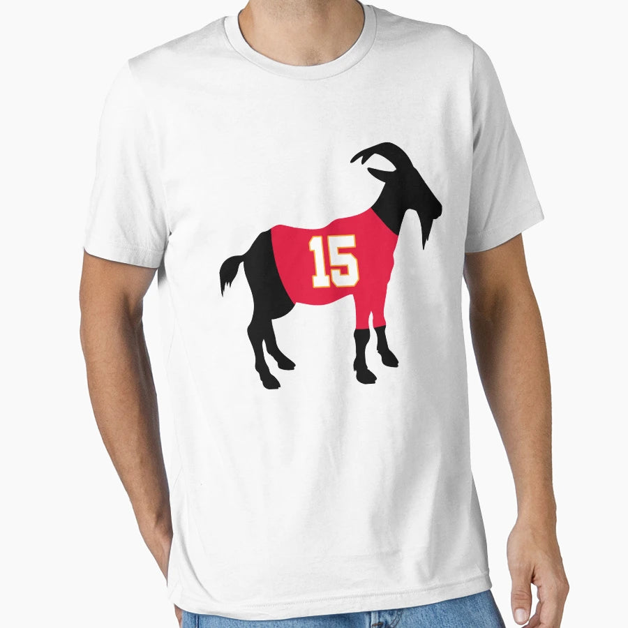 Mahomes Goat T-Shirt - Custom Art Print Men Women - T-Shirt, Sweatshirt, Hoodie