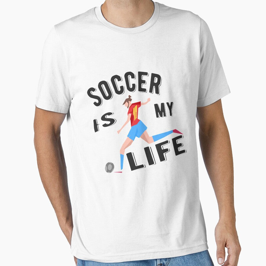 Soccer is my life adventure by Kalianda - Adult & Kids T-Shirts, Sweatshirts & Hoodies apparel design preview 1