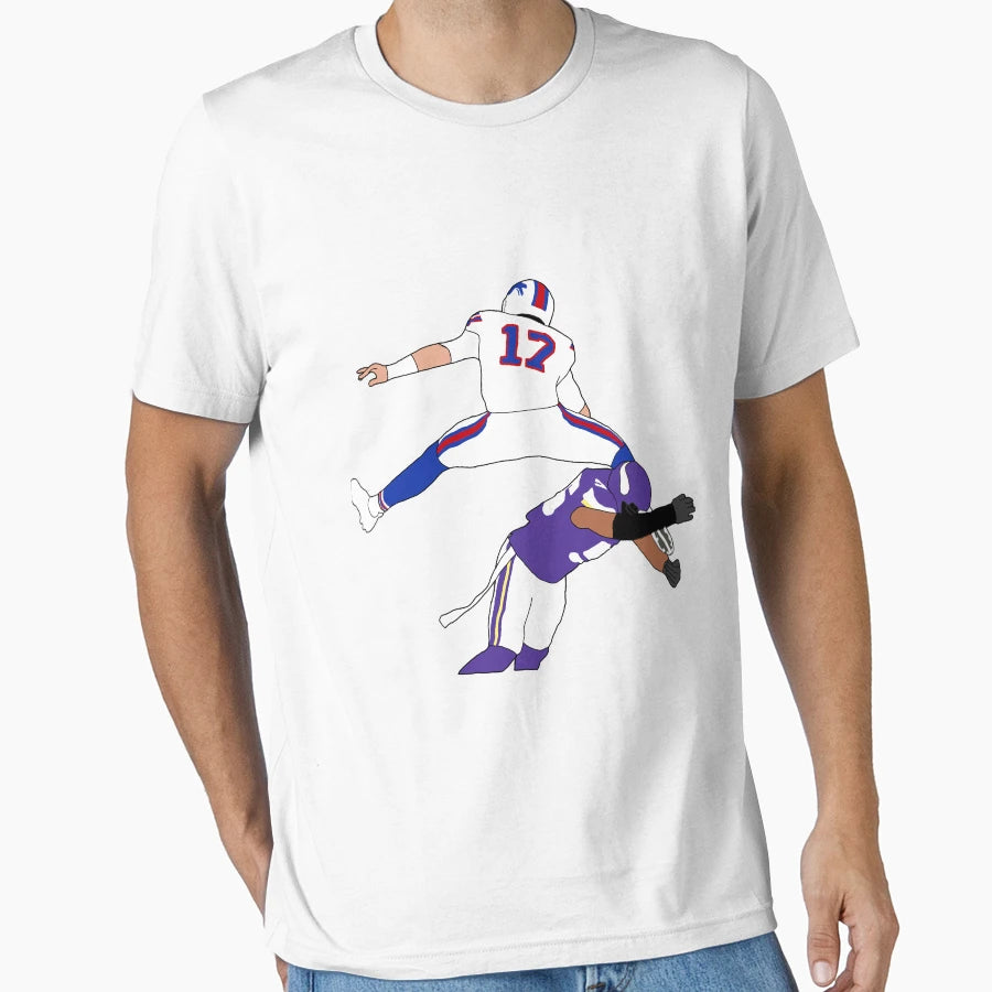 Buffalo Bills JA Hurdle T-Shirt - Graphic Print Men Women - T-Shirt, Sweatshirt, Hoodie