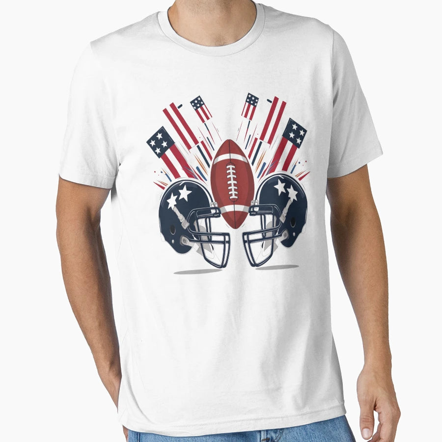 American Football Helmets Gridiron Glory T-Shirt - Trendy Graphic Men Women - T-Shirt, Sweatshirt, Hoodie