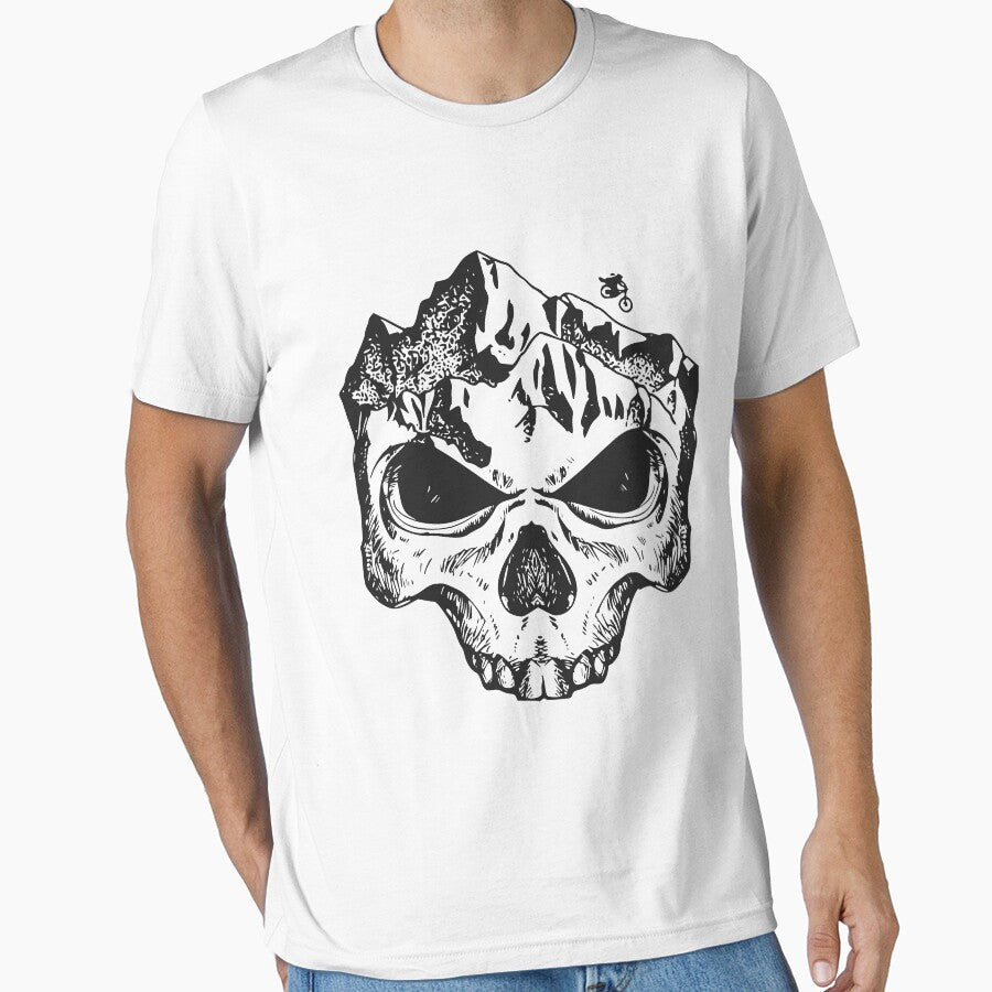 Mountain Skull by asmmdesign - Adult & Kids T-Shirts, Sweatshirts & Hoodies apparel design preview 1