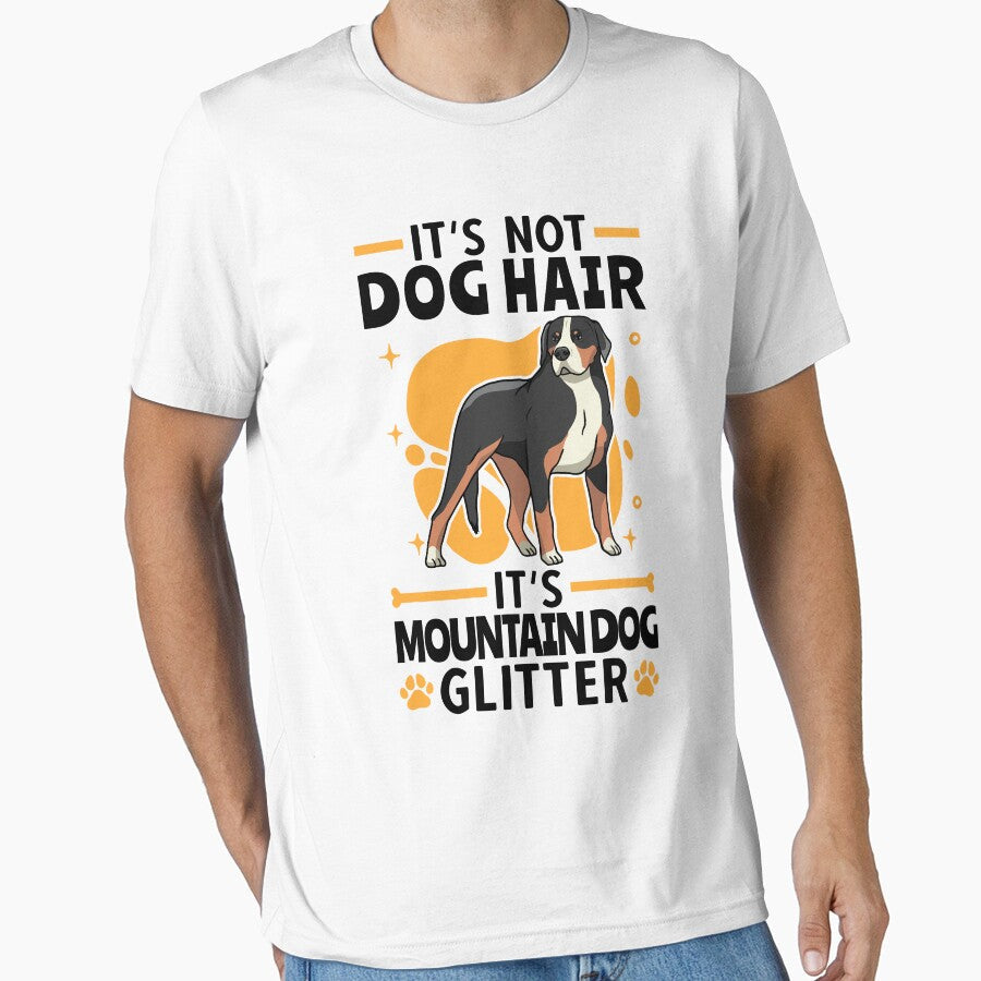 This is Mountain Dog Glitter Swiss by madgrfx - Adult & Kids T-Shirts, Sweatshirts & Hoodies apparel design preview 1