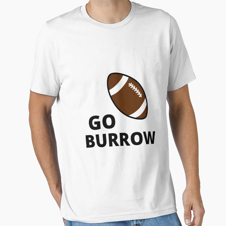 Go Burrow T-Shirt - Aesthetic Graphic Men Women - T-Shirt, Sweatshirt, Hoodie