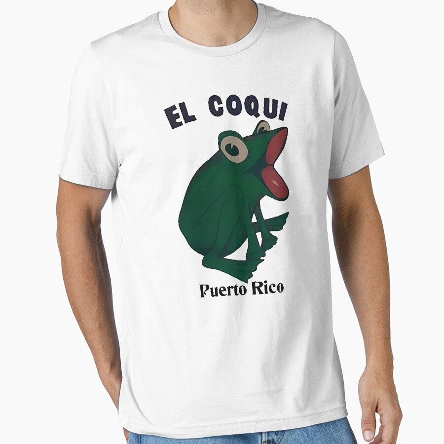 El Coqui Puerto Rico Frog by Alluka Brand - Adult & Kids T-Shirts, Sweatshirts & Hoodies apparel design preview 1