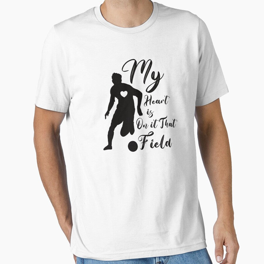 My Heart Is On That Soccer Field Mom Funny by wanasak - Adult & Kids T-Shirts, Sweatshirts & Hoodies apparel design preview 1