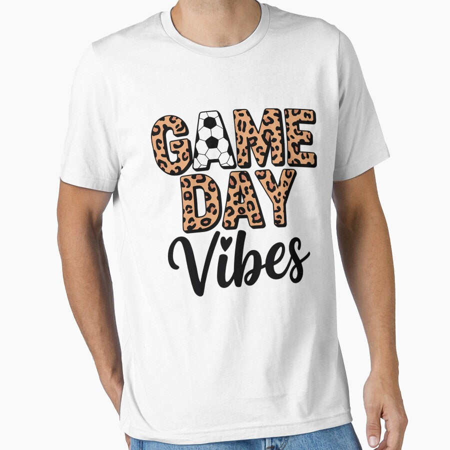 Soccer Game Day Vibes For Women Mom Mama Family Coach - Adult & Kids T-Shirts, Sweatshirts & Hoodies apparel design preview 1