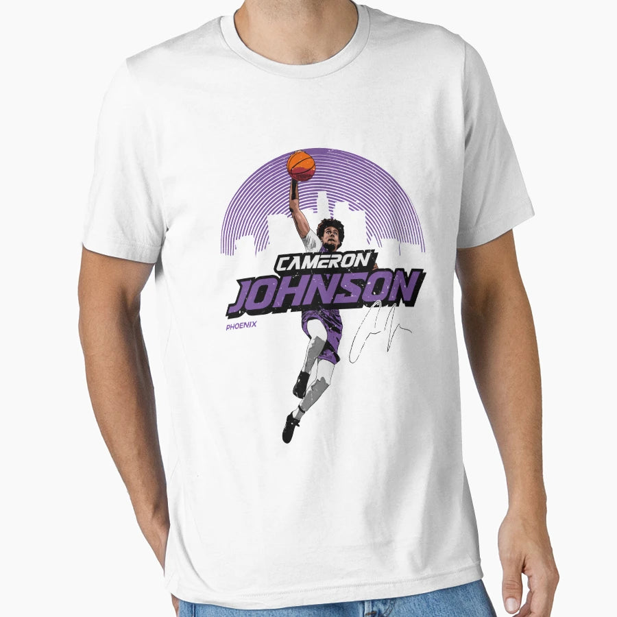 Cameron Johnson Skyline T-Shirt - Trendy Graphic Unisex - T-Shirt, Sweatshirt, Hoodie