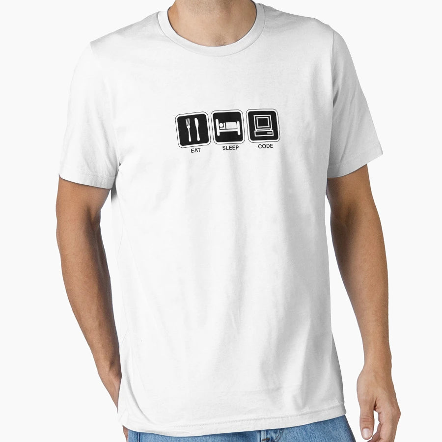 Eat Sleep Code T-Shirt - Aesthetic Graphic Men Women - T-Shirt, Sweatshirt, Hoodie