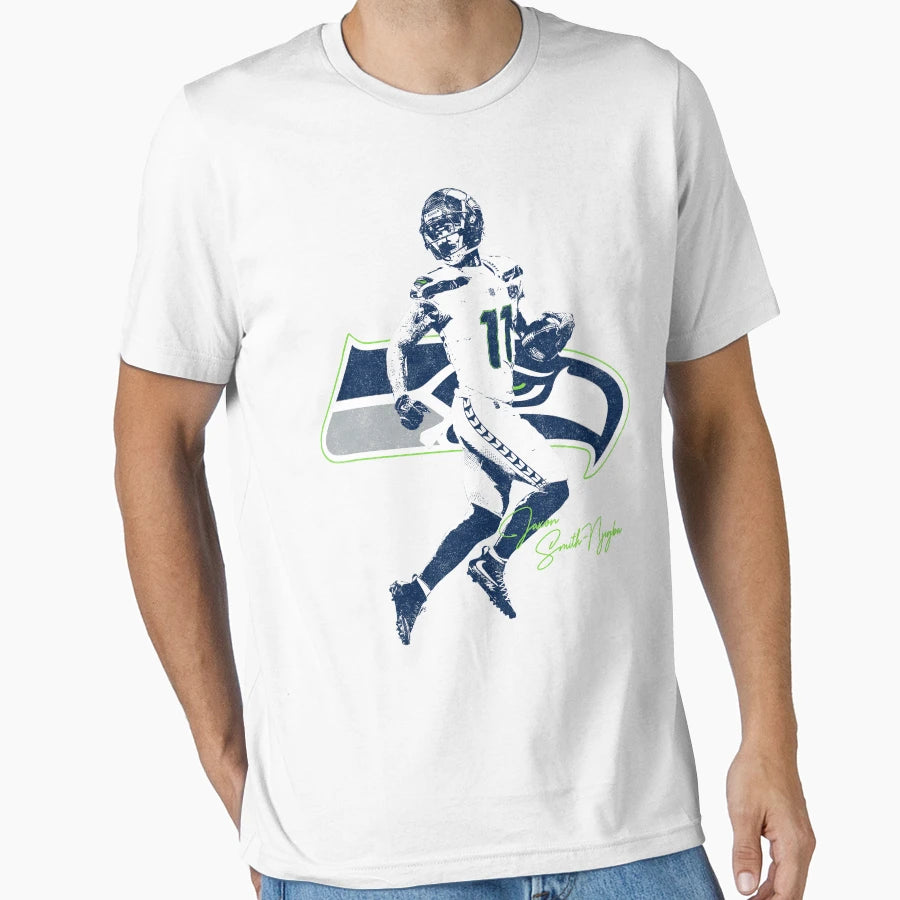 Jaxon Smith Njigba Variant T-Shirt - Casual Everyday Wear Men Women - T-Shirt, Sweatshirt, Hoodie