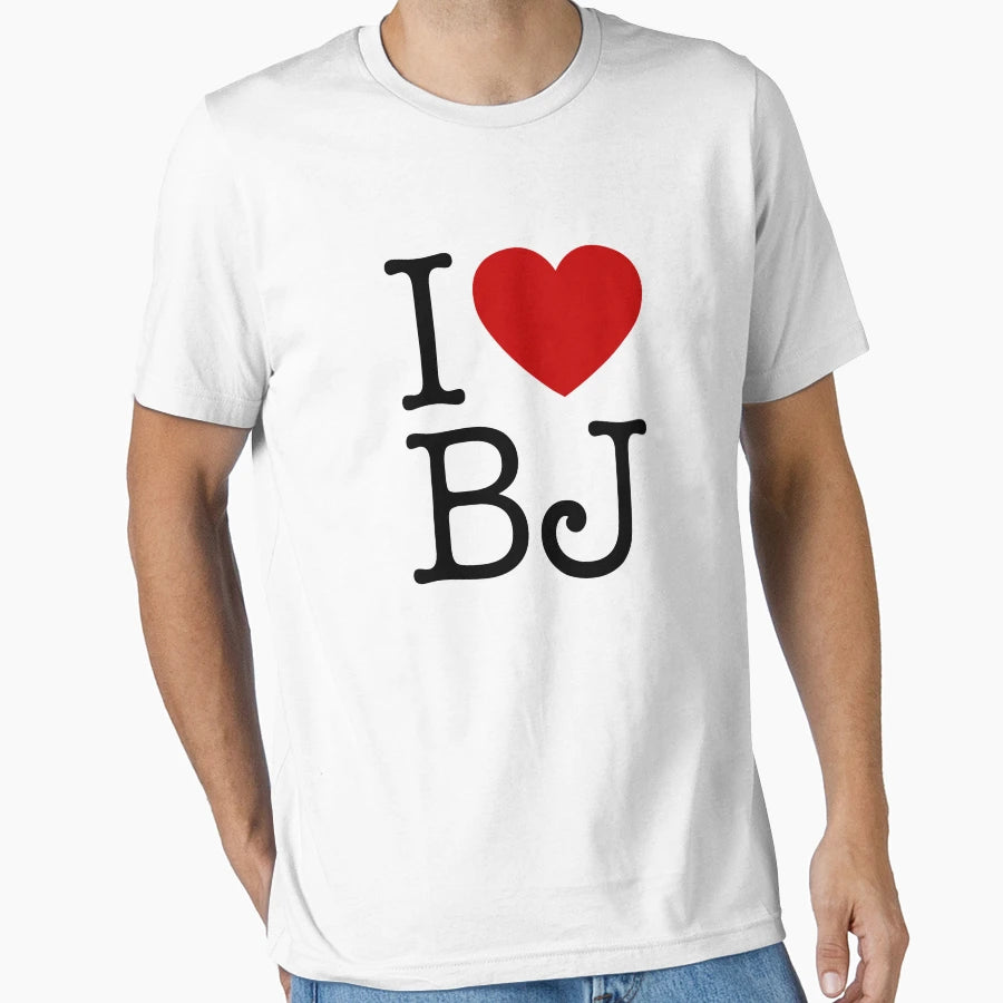 I Love Bj T-Shirt - Unique Graphic Men Women - T-Shirt, Sweatshirt, Hoodie