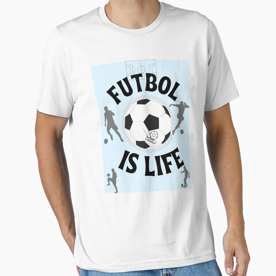 Football is life by gwynethingcleop - Adult & Kids T-Shirts, Sweatshirts & Hoodies apparel design preview 1