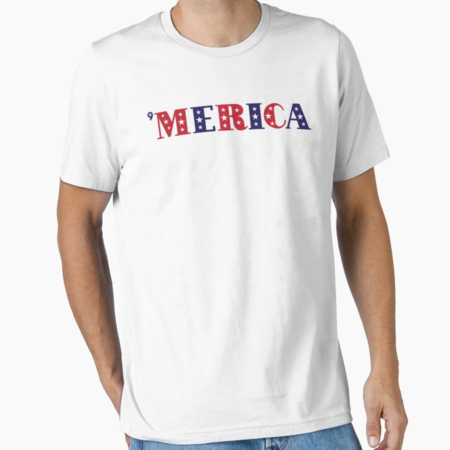 Merica T-Shirt - Unique Graphic Unisex - T-Shirt, Sweatshirt, Hoodie