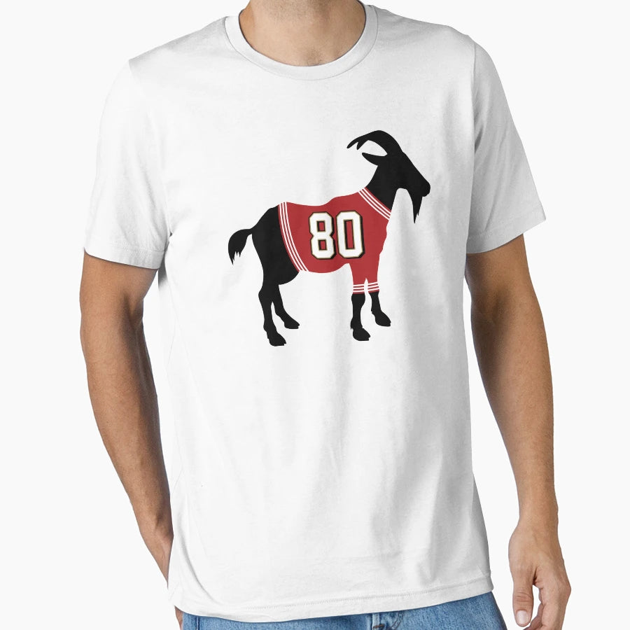 Jerry Rice Goat T-Shirt - Custom Art Print for Adults - T-Shirt, Sweatshirt, Hoodie