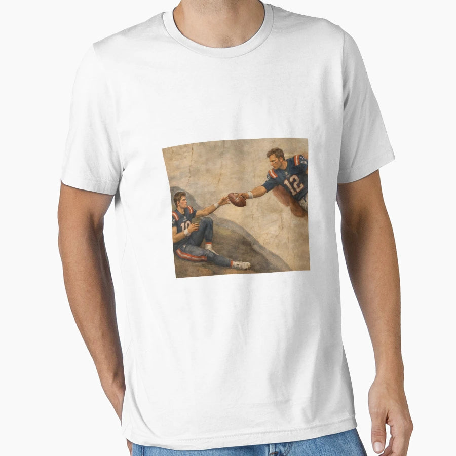 Creation Adam Tom Drake Fan Parody Funny T-Shirt - Minimalist Print Unisex - T-Shirt, Sweatshirt, Hoodie