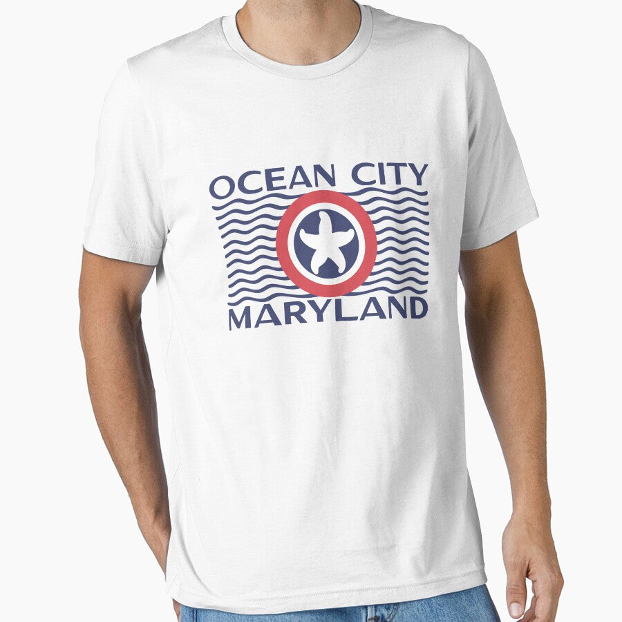 Ocean City, Maryland by mrtraz - Adult & Kids T-Shirts, Sweatshirts & Hoodies apparel design preview 1