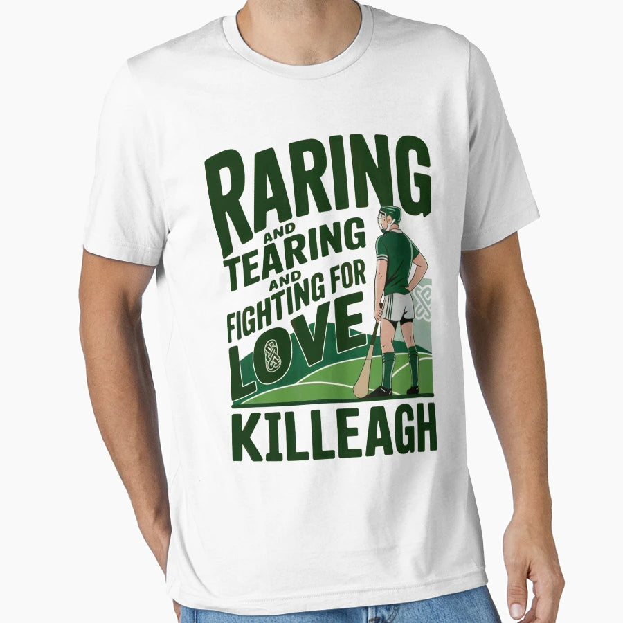 Killeagh Hurling Kingfishr Lyrics T-Shirt - Fun Novelty Design for Adults - T-Shirt, Sweatshirt, Hoodie