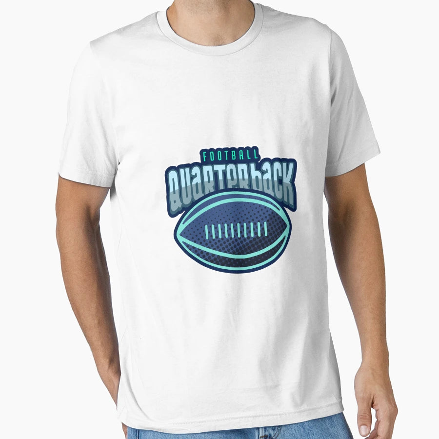 Football Quarterback T-Shirt - Minimalist Print Men Women - T-Shirt, Sweatshirt, Hoodie