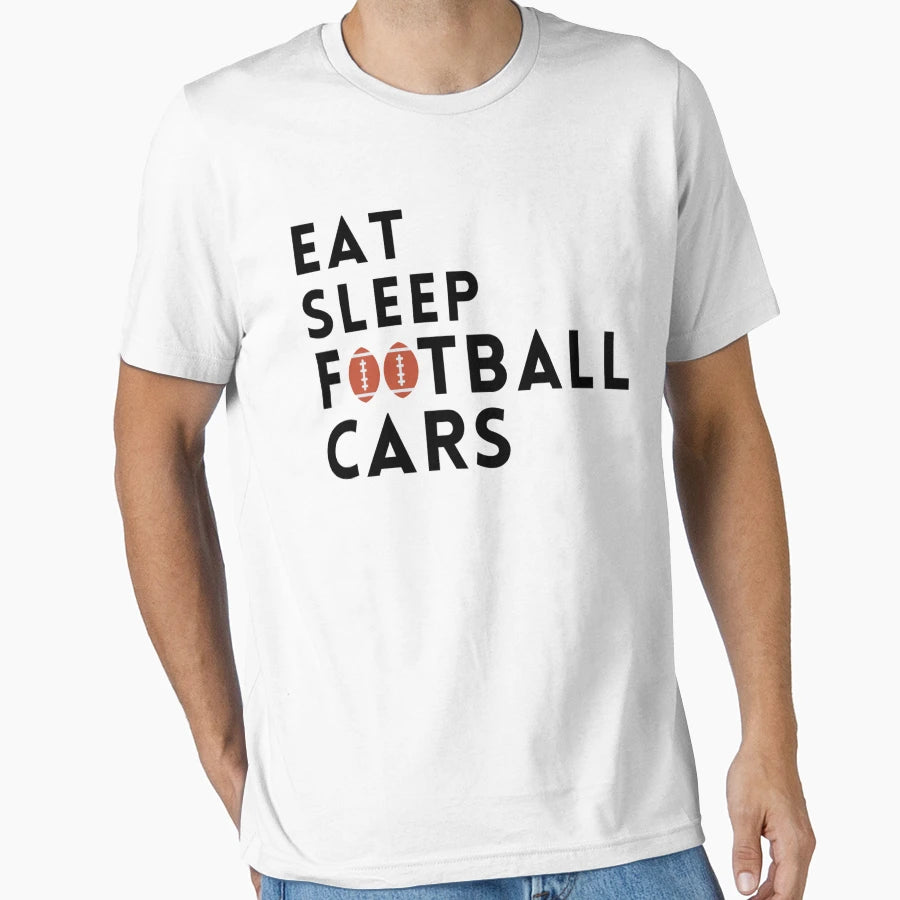 Eat Sleep Football Great Gift T-Shirt - Novelty Apparel for Adults - T-Shirt, Sweatshirt, Hoodie