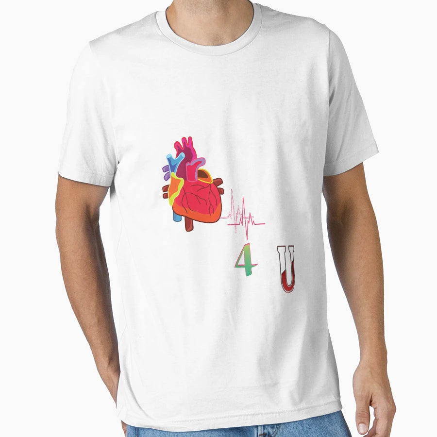Heart Beats You T-Shirt - Graphic Print Men Women - T-Shirt, Sweatshirt, Hoodie