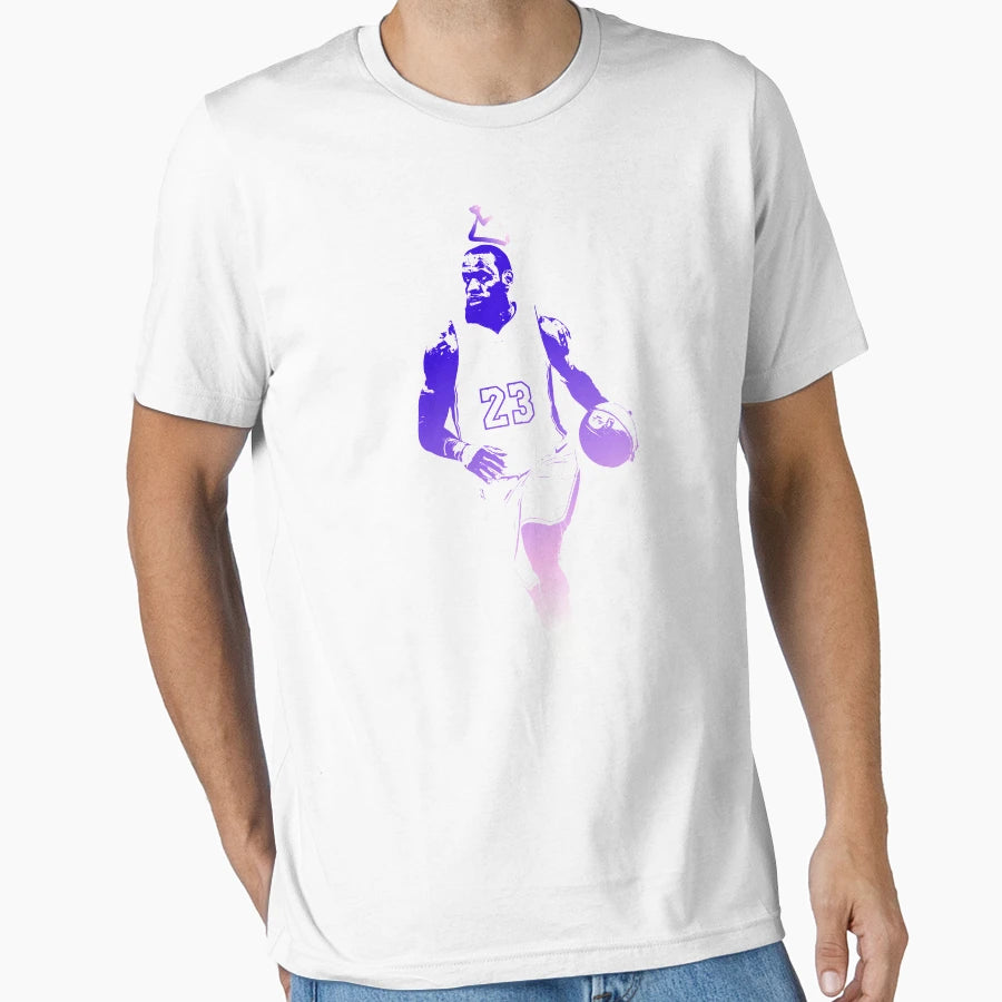 Lebron James Gradient T-Shirt - Custom Art Print Men Women - T-Shirt, Sweatshirt, Hoodie