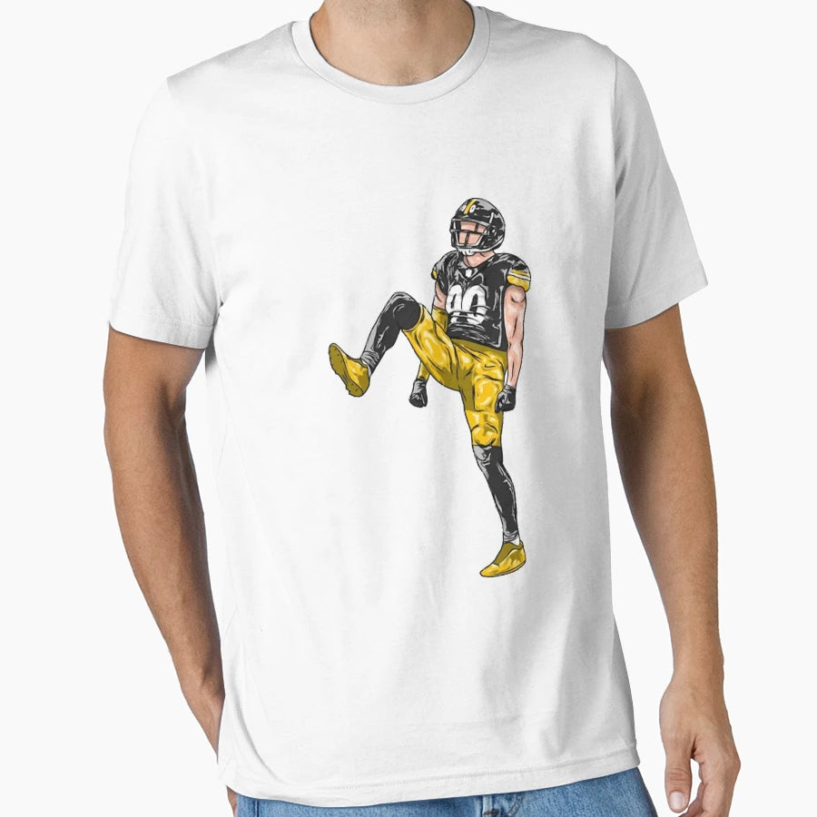 Tj Watt Steelers Cartoon T-Shirt - Novelty Apparel Men Women - T-Shirt, Sweatshirt, Hoodie