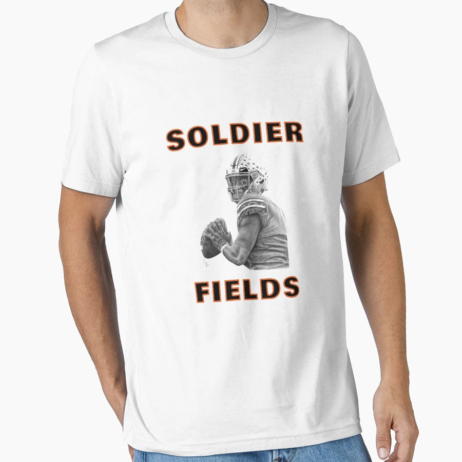 Justin Fields Bears T-Shirt - Minimalist Print Unisex - T-Shirt, Sweatshirt, Hoodie