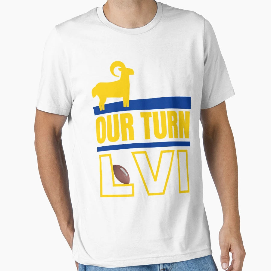Our Turn Los Angeles Rams Nfl Super T-Shirt - Minimalist Print Men Women - T-Shirt, Sweatshirt, Hoodie