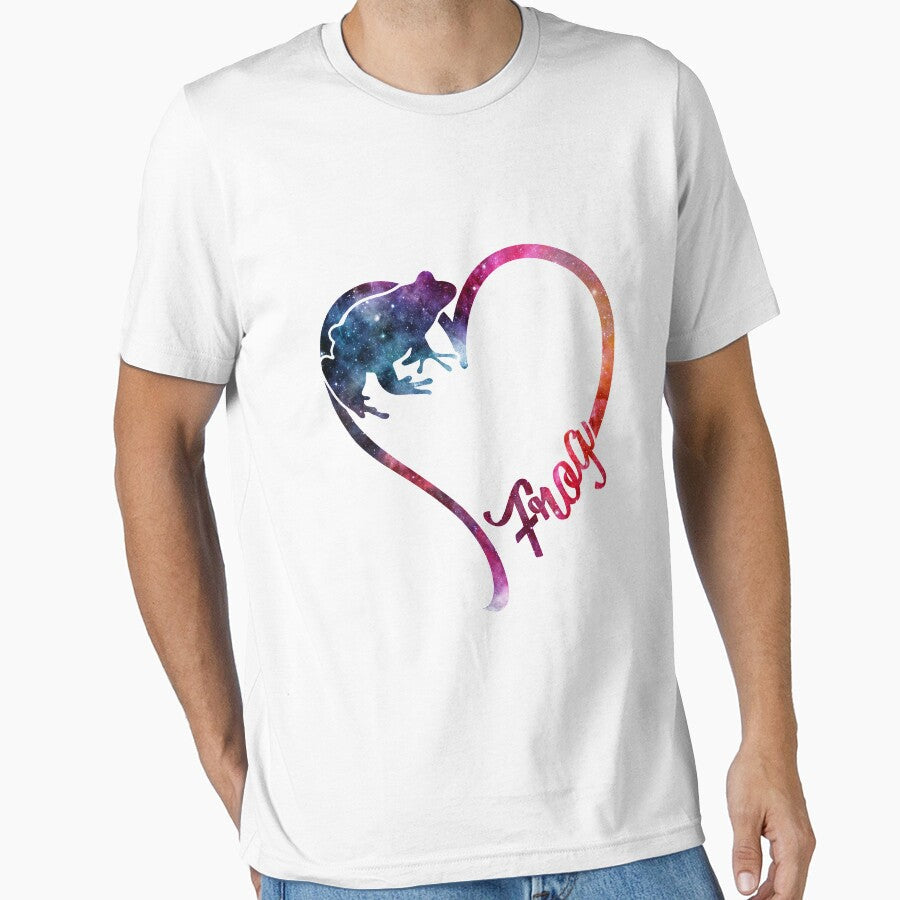 Animal Heart Frog Galaxy by luytkaka - Adult & Kids T-Shirts, Sweatshirts & Hoodies apparel design preview 1