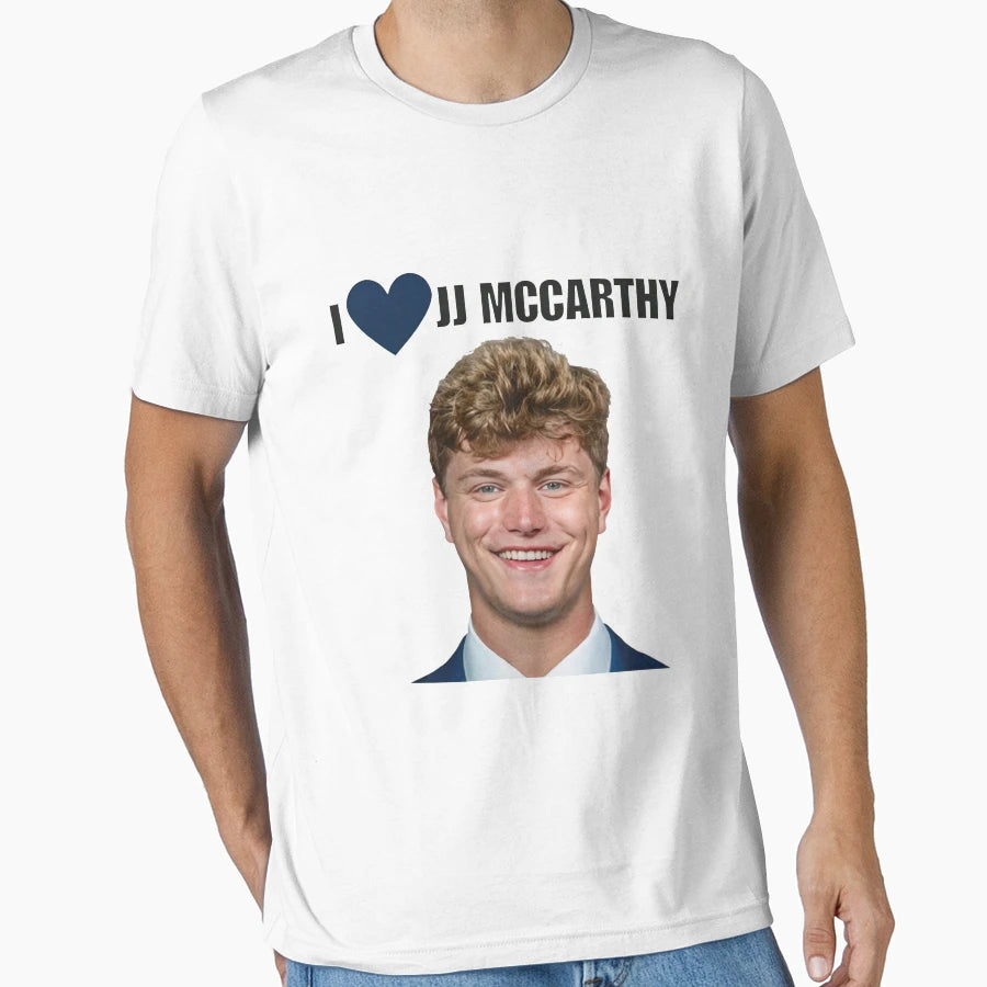 Jj Mccarthy Heart T-Shirt - Unique Graphic Unisex - T-Shirt, Sweatshirt, Hoodie