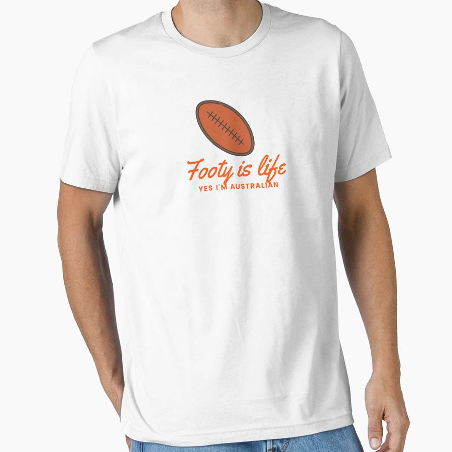 Footy Footy Footy T-Shirt - Aesthetic Graphic Men Women - T-Shirt, Sweatshirt, Hoodie
