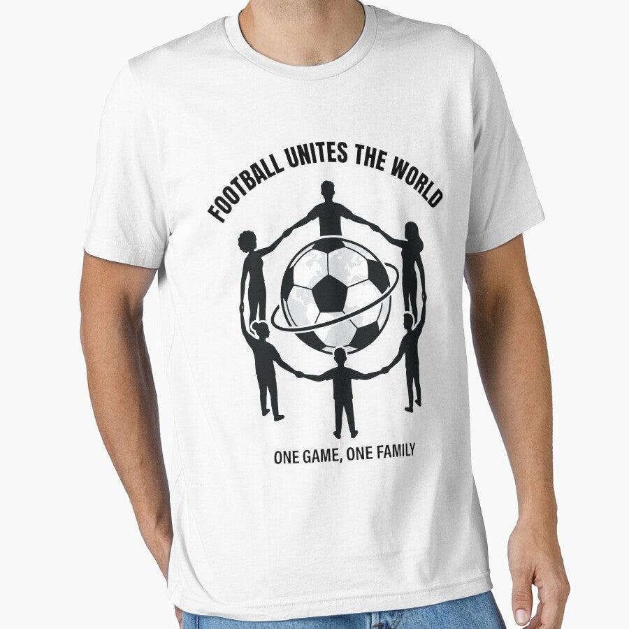 Football Unites The World One Game Family by - Adult & Kids T-Shirts, Sweatshirts & Hoodies apparel design preview 1